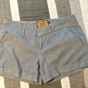 Dear John stripped cuffed shorts